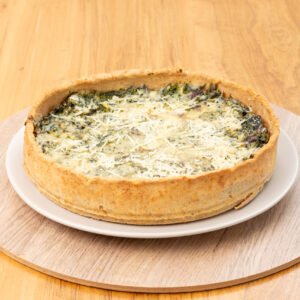 Tarta Espinaca y Champiñones