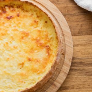 Tarta Coliflor y Queso cremoso